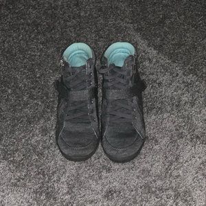 Girl’s Wedge Heel High Top Sneakers